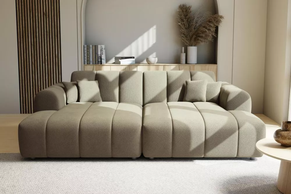 Dīvāns Ray Bigsofa Standard · Gaiši brūns · 160 × 240 × 72 cm