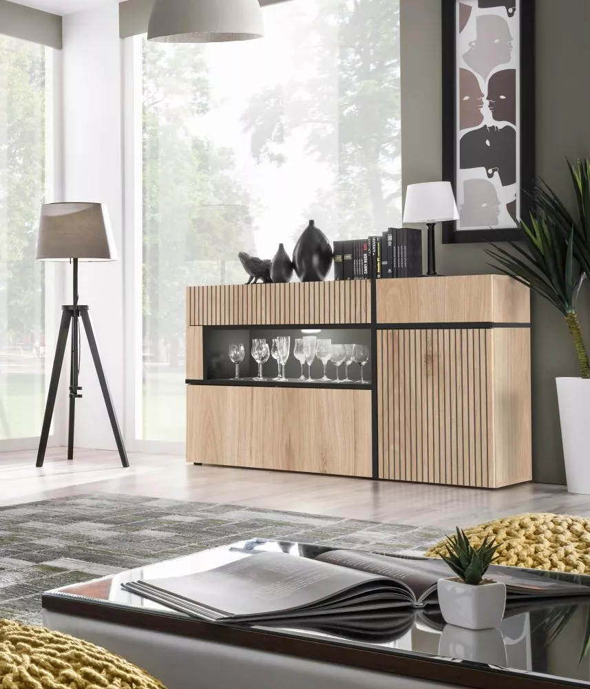 Kumode Cross Hickory 4 · 150 × 40 × 90 cm