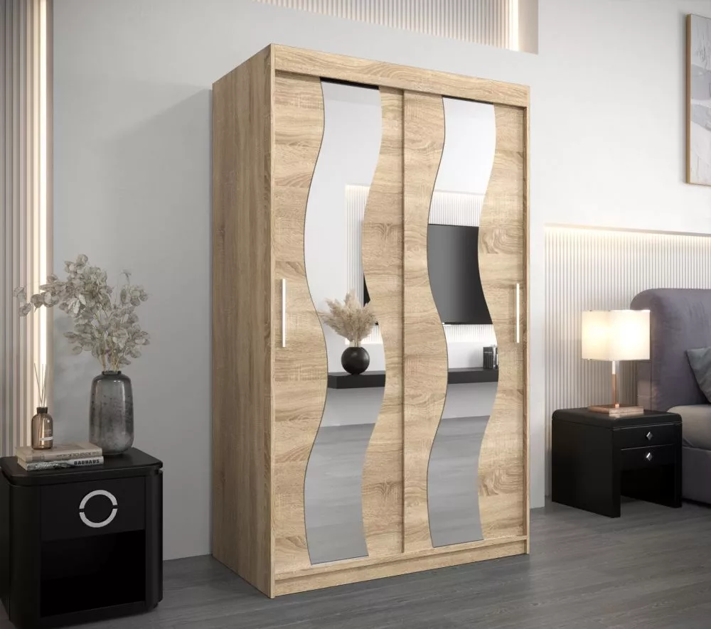 Skapis Sewilla · Sonoma · 120 × 62 × 200 cm