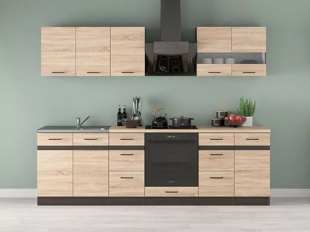 Virtuves komplekts Junona Line 260 Premium Materiāls : MDF + LKSP plātne,