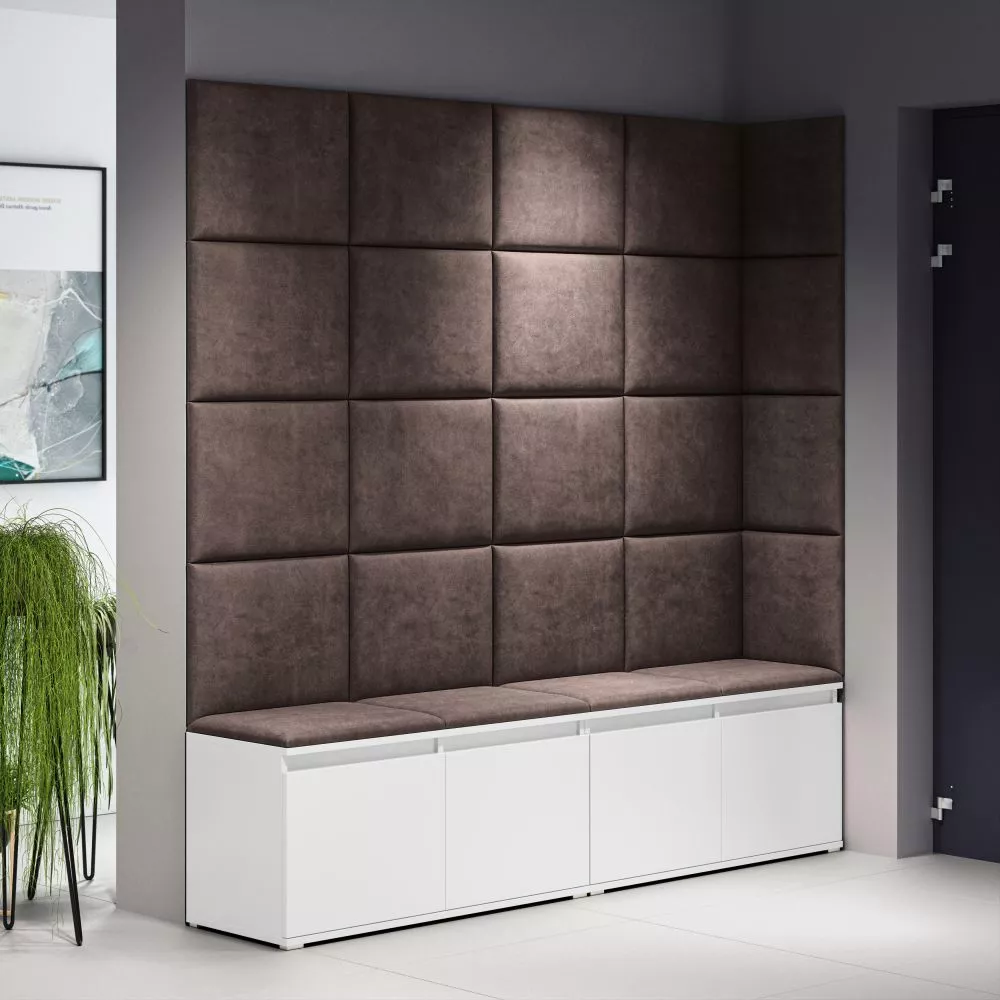 Apavu plaukts Emi 3 Trinity Korpusa krāsa: balts, · 200 × 170 × 40 cm