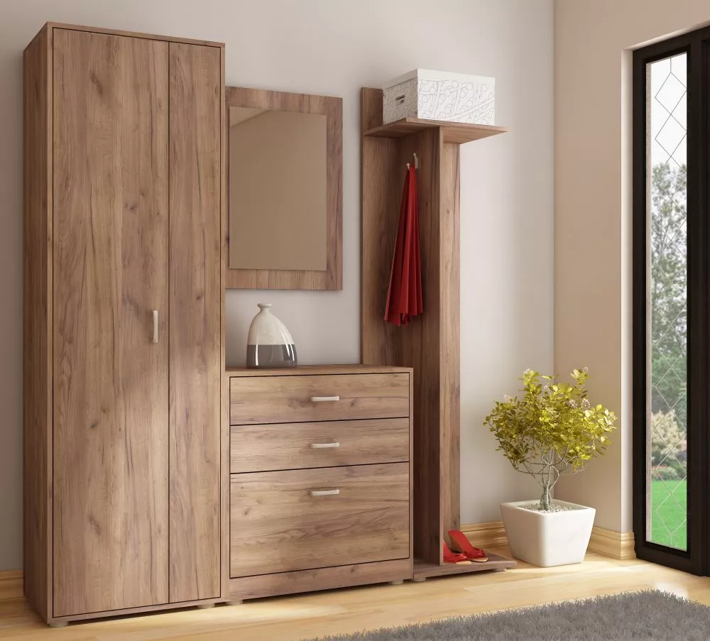 Komplekts Przedpokoj 6 · Tobaco ozols · 175 × 40.2 × 190 cm