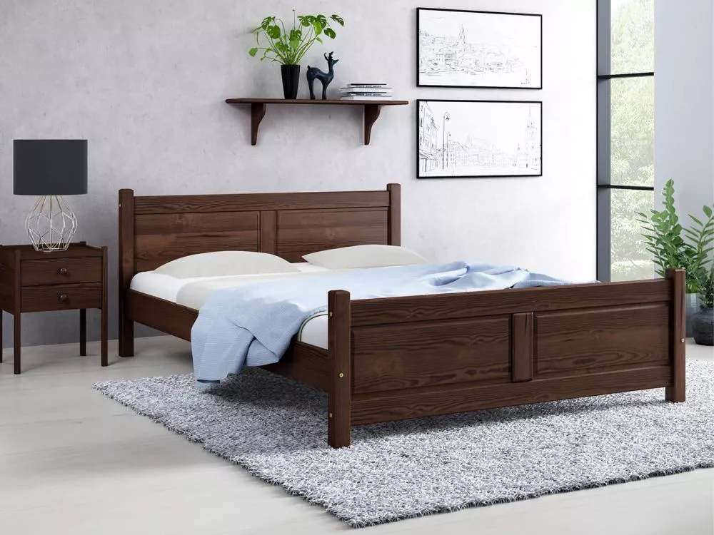 Gulta Lena ar stelāžu Guļamvietas platums: 140 cm, Guļamvietas garums: 200 cm, · Valrieksts · 148 × 211 × 76 cm