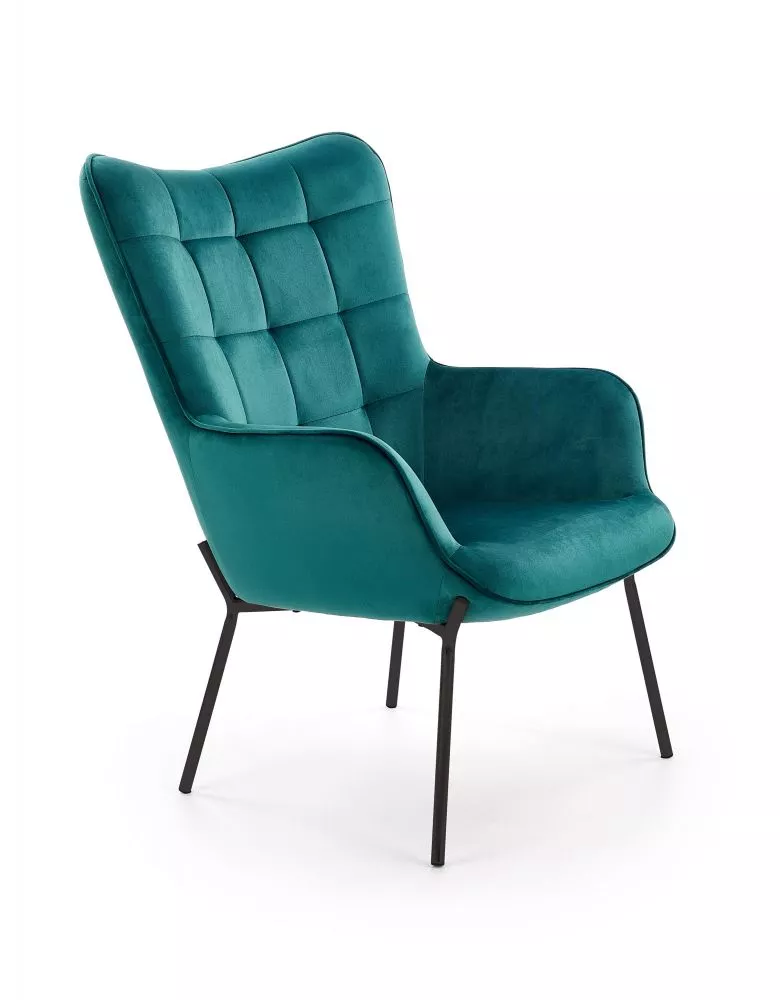 Krēsls Castel Comfort · Tumši zaļš · 97 × 71 × 79 cm