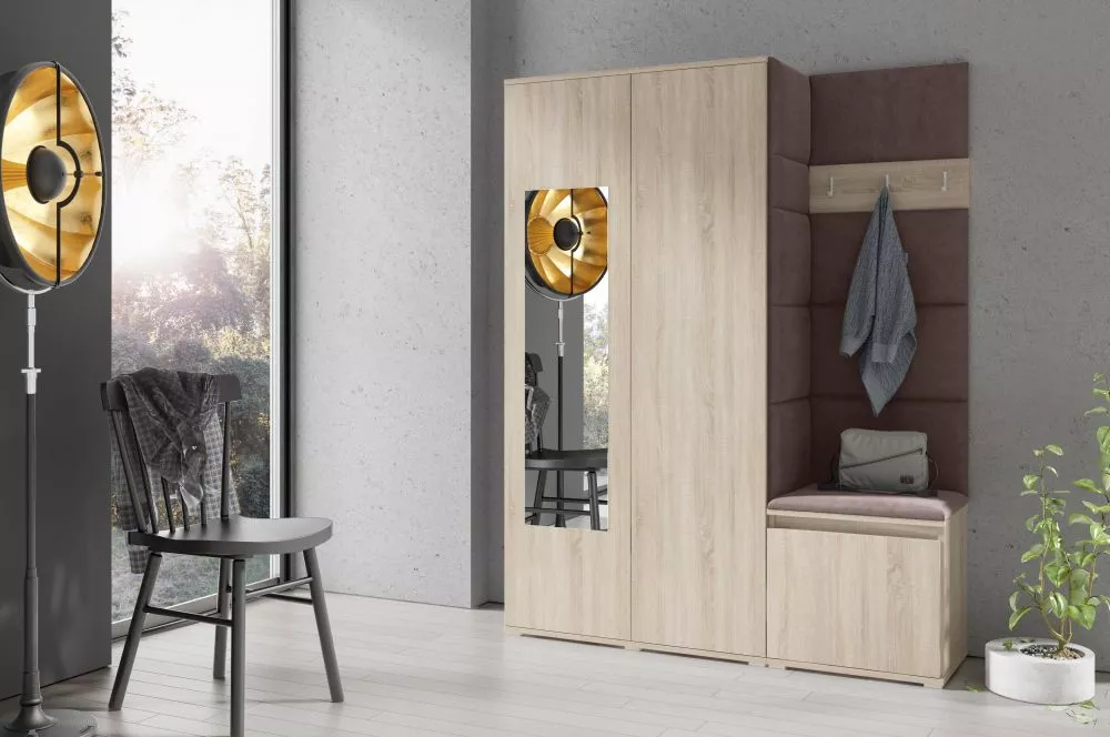 Apavu plaukts Emi 11 Trinity Korpusa krāsa: sonoma, · 140 × 185 × 40 cm