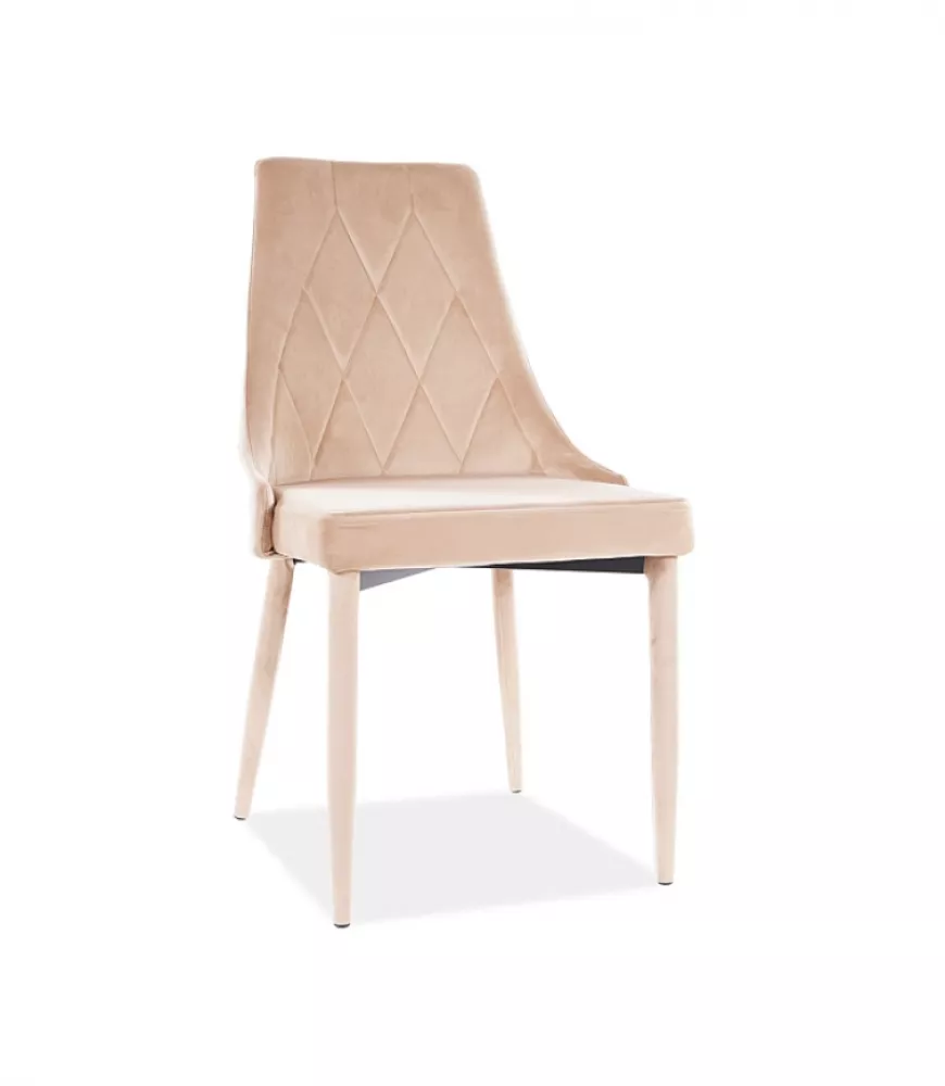 Krēsls Trix Velvet · Bēšs · 89 × 49 × 59 cm