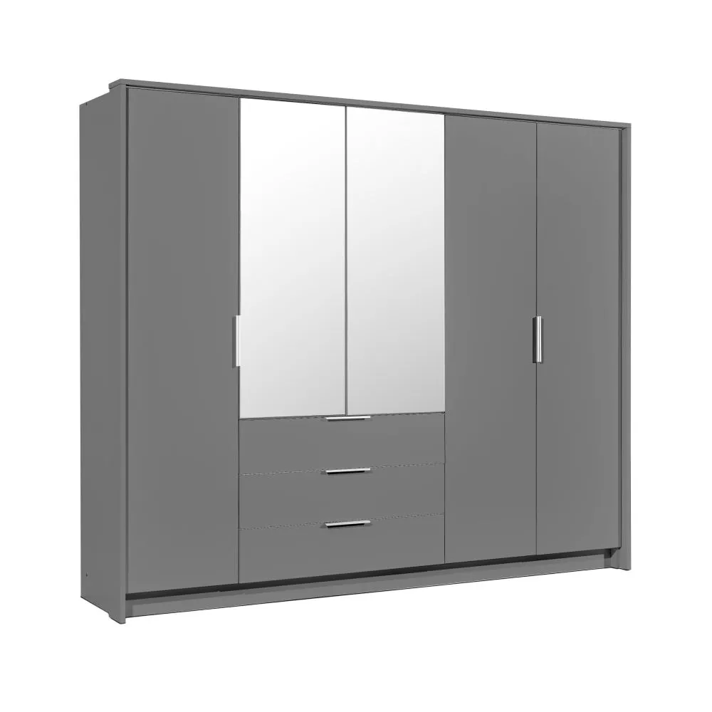 Skapis Togo Classic · Grafīts · 255 × 65 × 217 cm