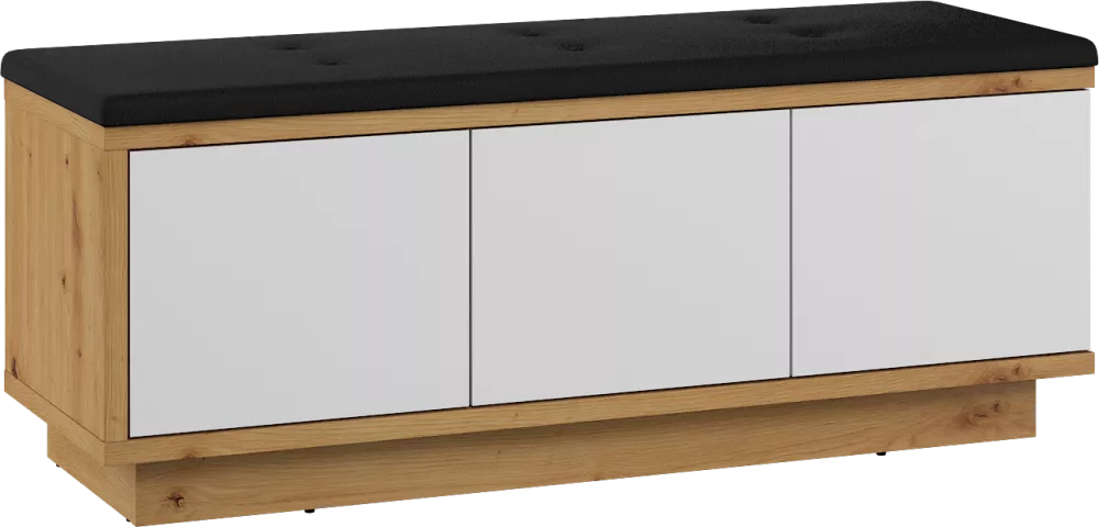 Apavu plaukts Hybrid HYB-02 Black Korpusa krāsa: ozols artisan, · 120 × 48 × 40 cm