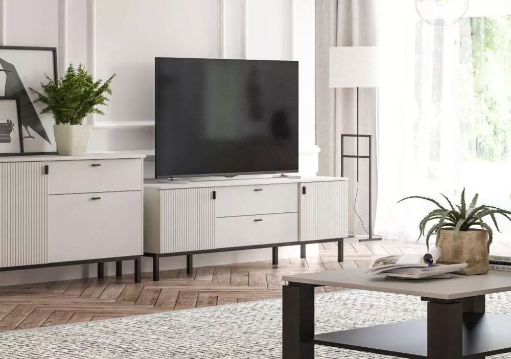 TV tumba Korfu 04 · Kašmira · 167 × 40 × 54 cm