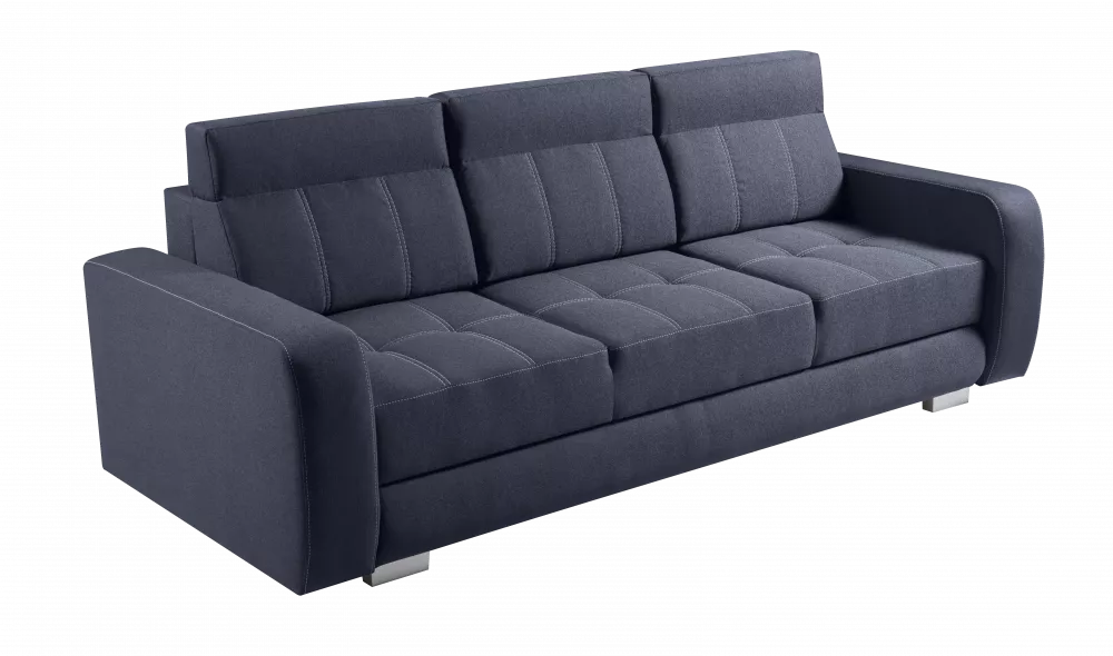 Dīvāns Comfortis standard · Tumši zils · 98 × 238 × 92 cm