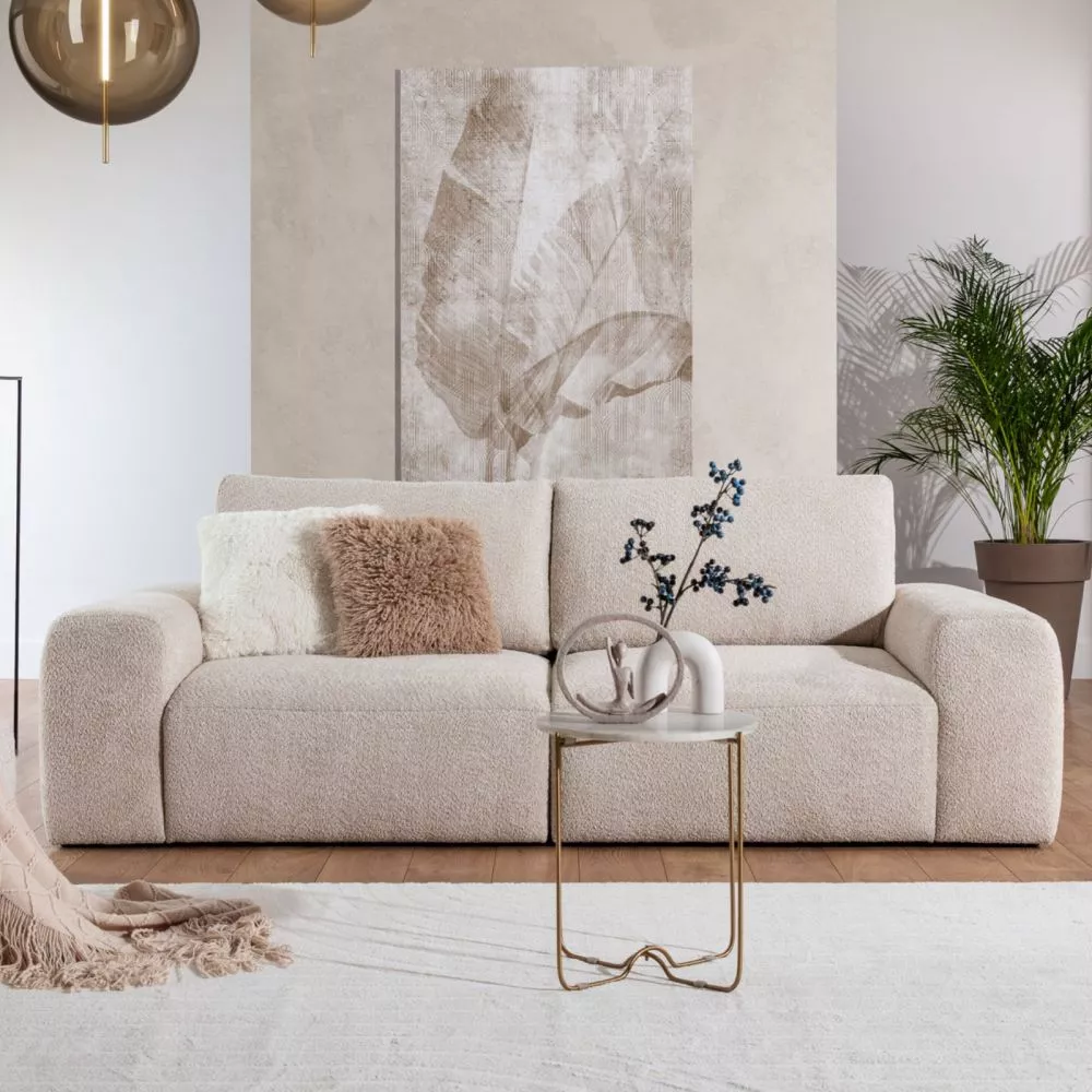 Dīvāns Tomino 2S standard · Bēšs · 106 × 212 × 85 cm