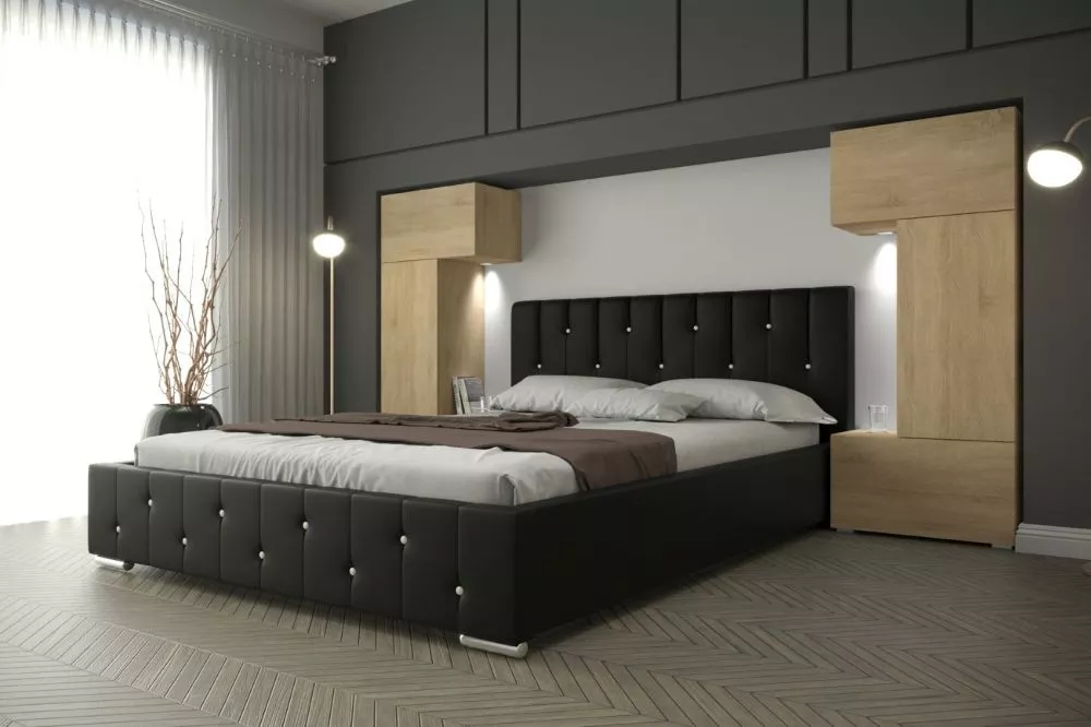Sekcija Panama 3 ar LED · Ozols sonoma · 35 × 159 cm