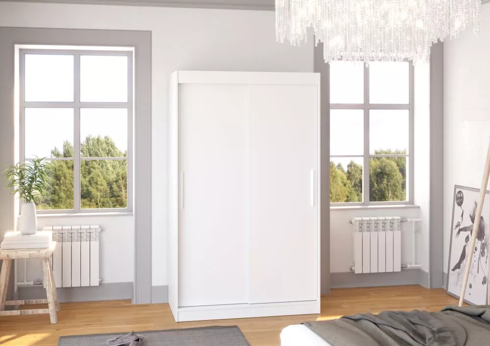 Skapis Collin · Balts · 120 × 58 × 200 cm
