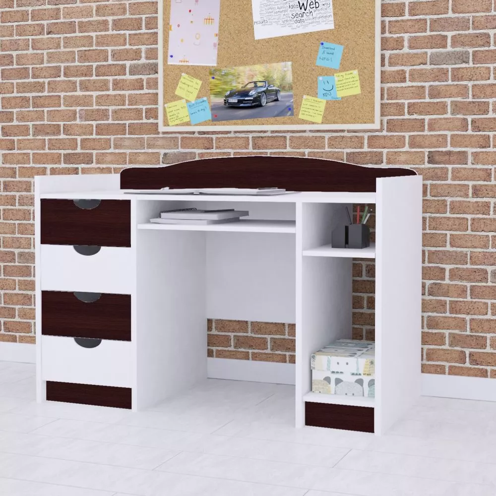 Bērnu rakstāmgalds Classic B02 Maksimālais augstums: 89 cm, · 125 × 75 × 60 cm