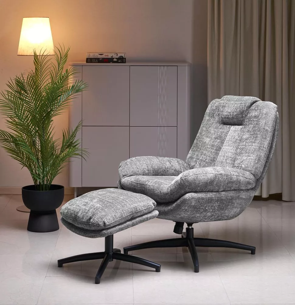 Krēsls Declan Relax · Pelēks · 100 × 100 × 90 cm
