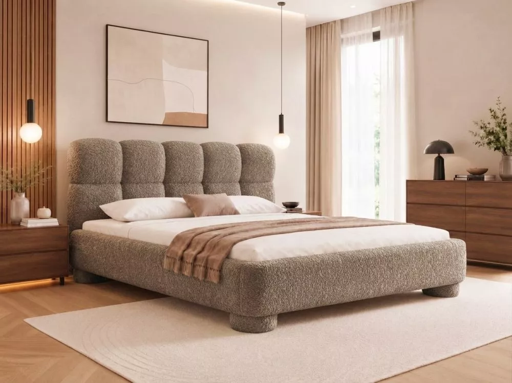 Gulta Mono 2 standard ar stelāžu Guļamvietas platums: 120 cm, Guļamvietas garums: 200 cm, stelāžas tips: metāla, · Bēšs 