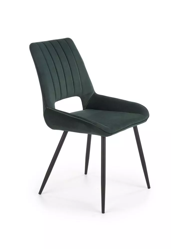 Krēsls K-404 · Tumši zaļš · 88 × 52 × 58 cm