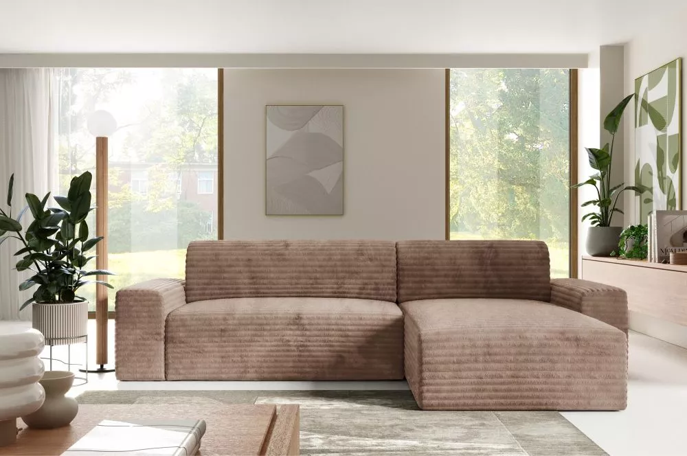 Dīvāns Vivaio L standard · Bēšs · 185 × 300 × 82 cm