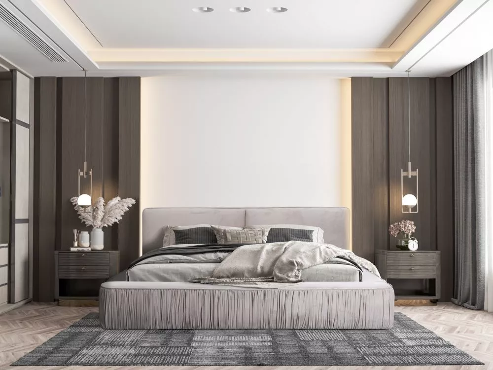 Gulta Naomi Standard ar stelāžu Guļamvietas platums: 140 cm, Guļamvietas garums: 200 cm, stelāžas tips: koka, · Gaiši bē