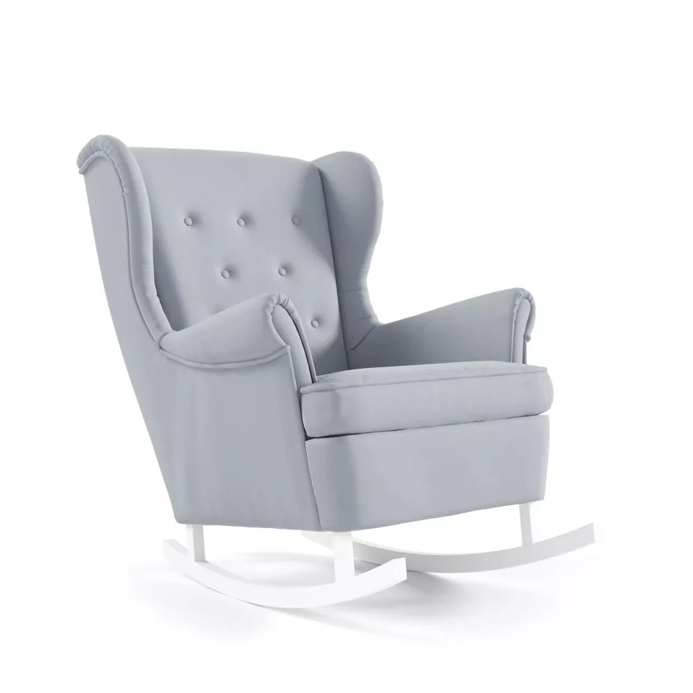 Mīksts krēsls Lino typ 207 Standard Sēdvietas dziļums: 58 cm, · Gaiši pelēks · 80 × 88 × 104 cm