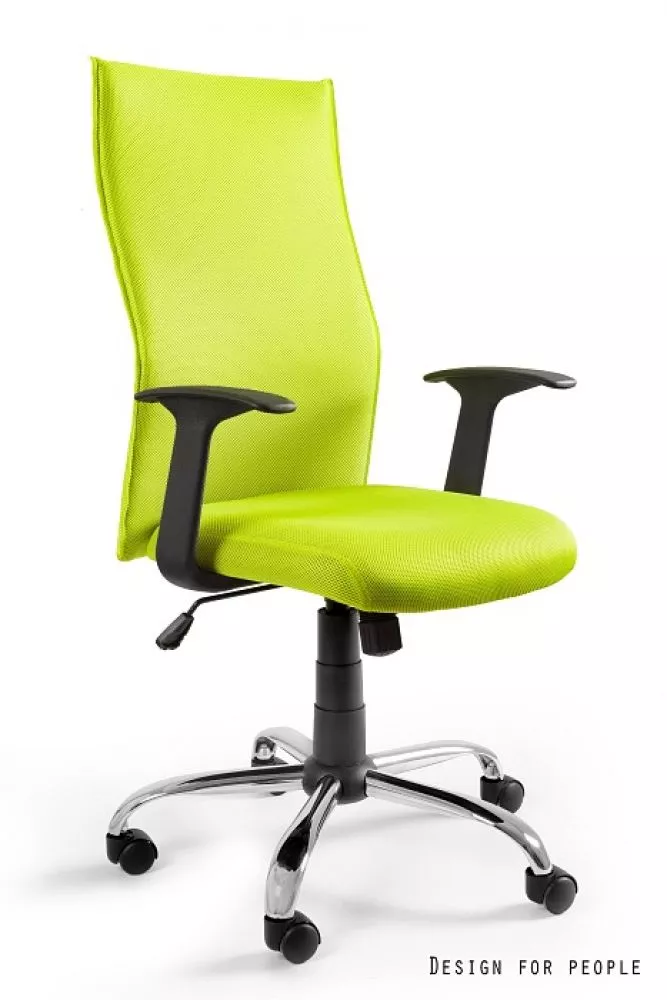 Datorkrēsls Black On Black Sēdvietas platums: 48 cm, · Salātzaļš · 52 × 46 × 103 cm