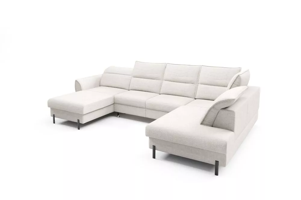 Dīvāns Sorento U Standard · Gaiši bēšs · 208 × 352 × 81 cm
