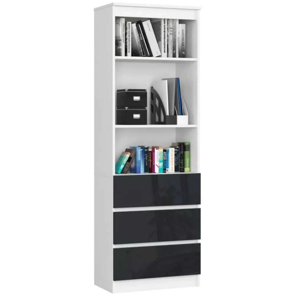Plaukts R60 3S2P Gloss · 60 × 180 × 35 cm