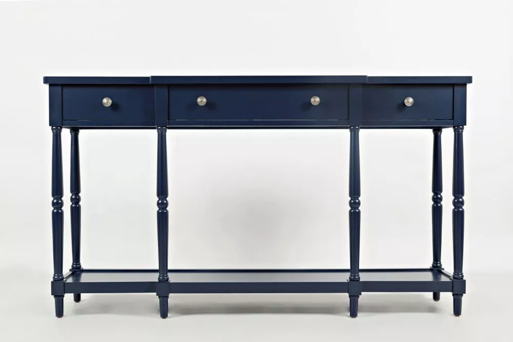 Kosmētikas galds Avola AV1633-60 · Tumši zils · 152 × 87 × 36 cm