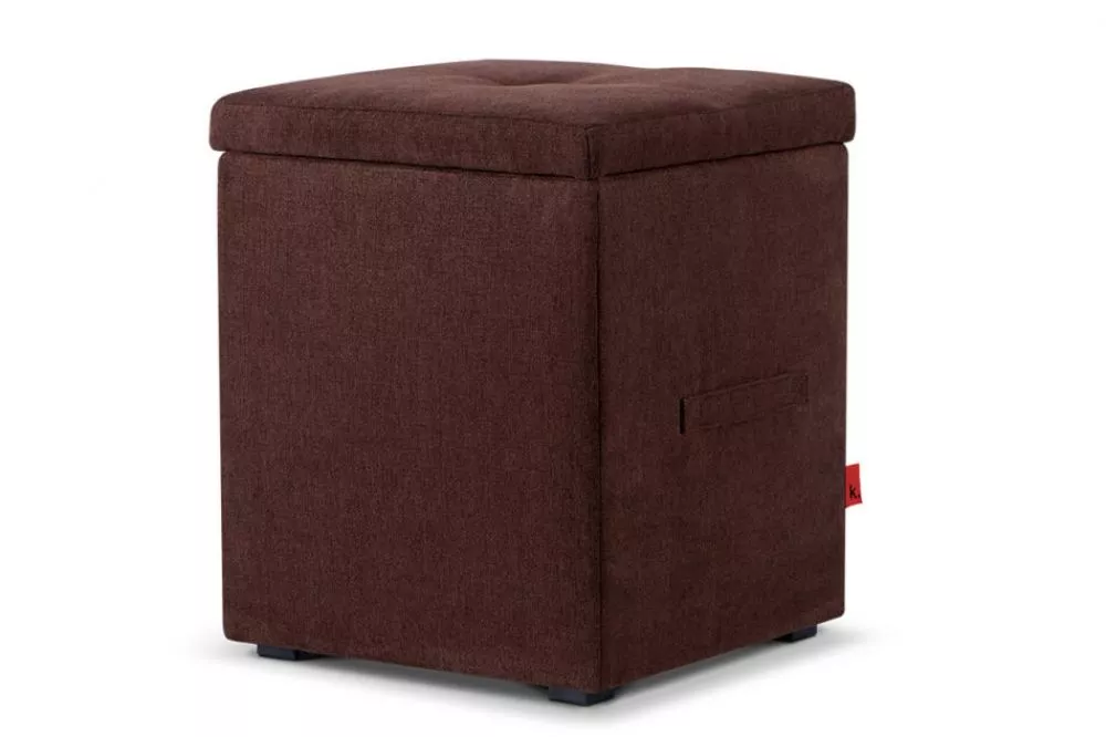 Pufs Gridi Standard Auduma numurs: Rico 16, · Brūns · 41 × 50 × 41 cm