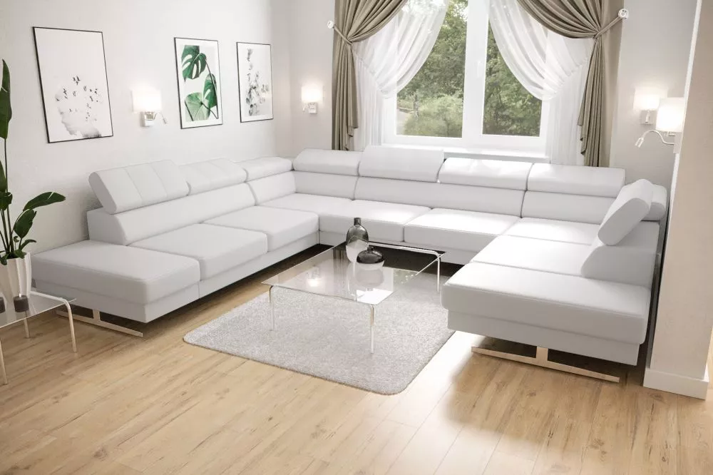 Dīvāns Emporio Max 1 Standard · Balts · 300 × 350 × 79 cm