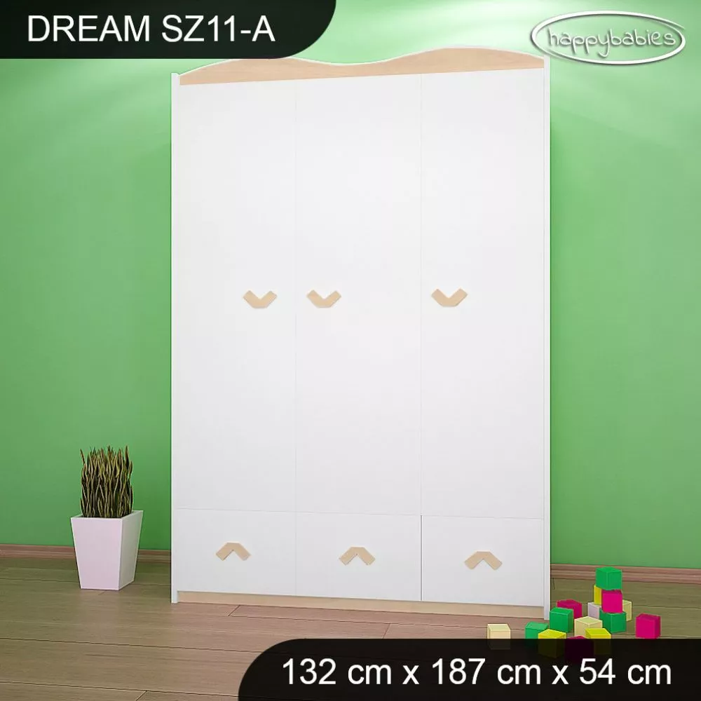 Bērnu skapis Dream SZ11-A · 132 × 54 × 187 cm