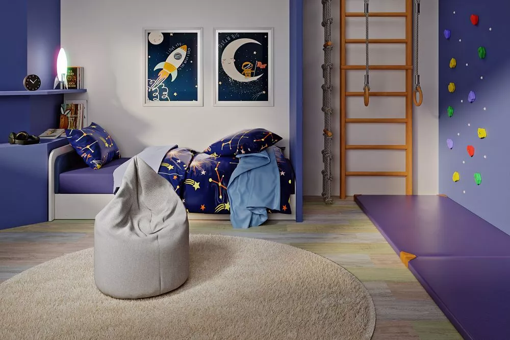 Pufs Robo Standard Auduma numurs: Poco 03, · Gaiši pelēks · 90 × 70 × 70 cm