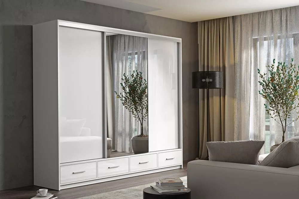 Skapis Lopez ar LED · 250 × 62 × 245 cm