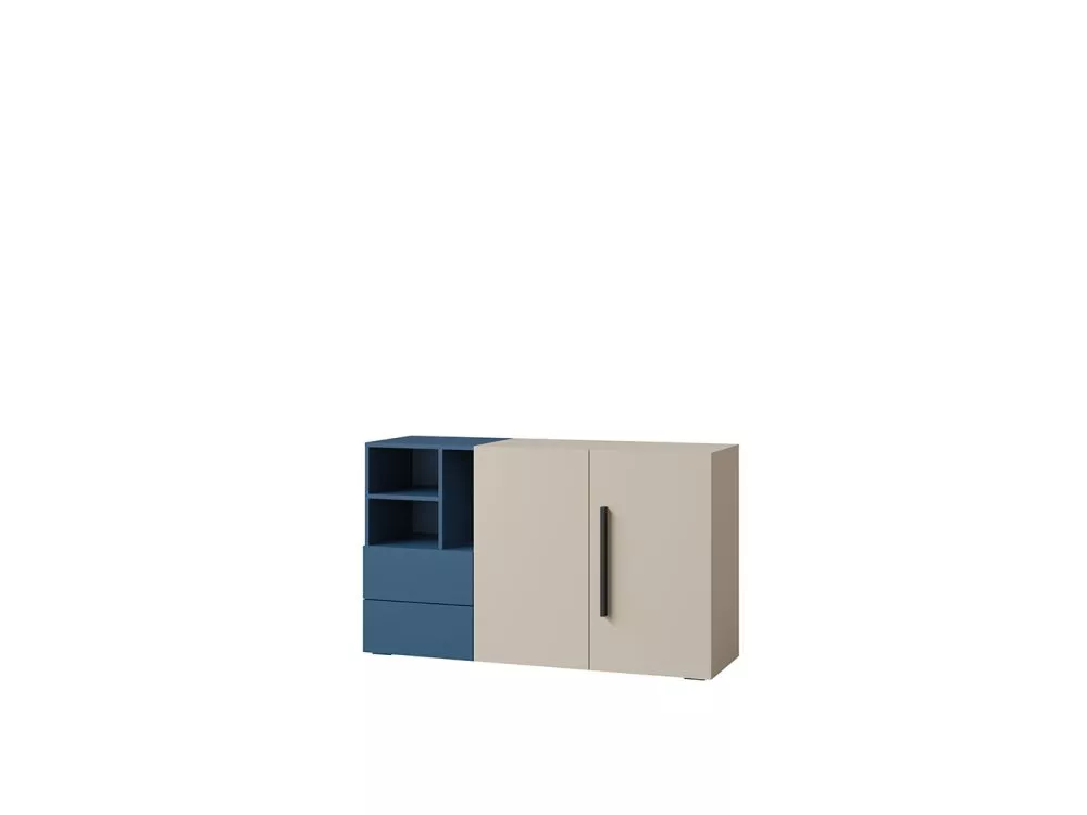Kumode Lorin 07 Elementu krāsa: zils, · 135 × 40 × 80 cm