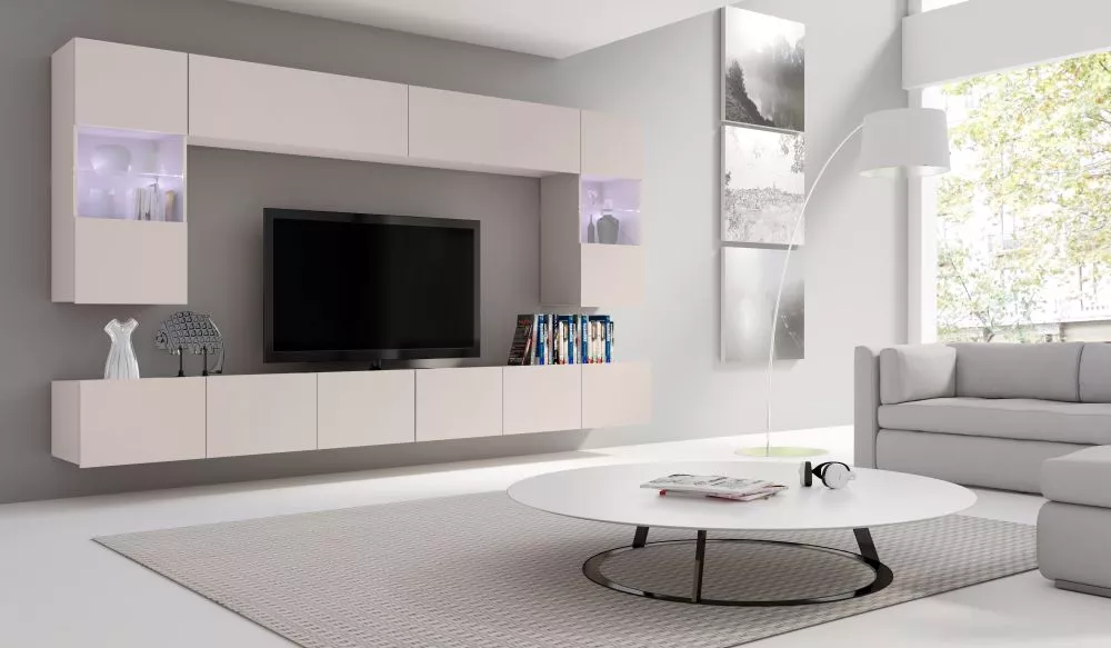 Sekcija Calabrini 1 ar LED · Kašmira · 300 × 43 cm