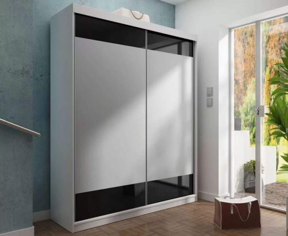 Skapis Top 15 ar LED · Balts · 150 × 62 × 200 cm