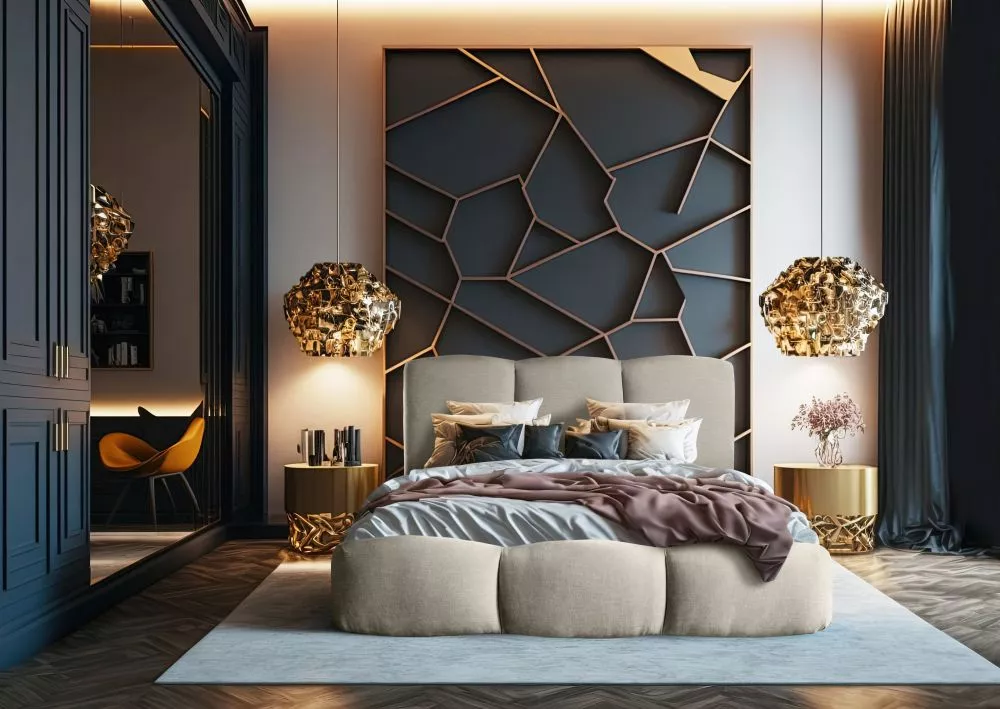 Gulta Allure Boston Standard ar stelāžu Guļamvietas platums: 180 cm, Guļamvietas garums: 200 cm, stelāžas tips: koka, · 