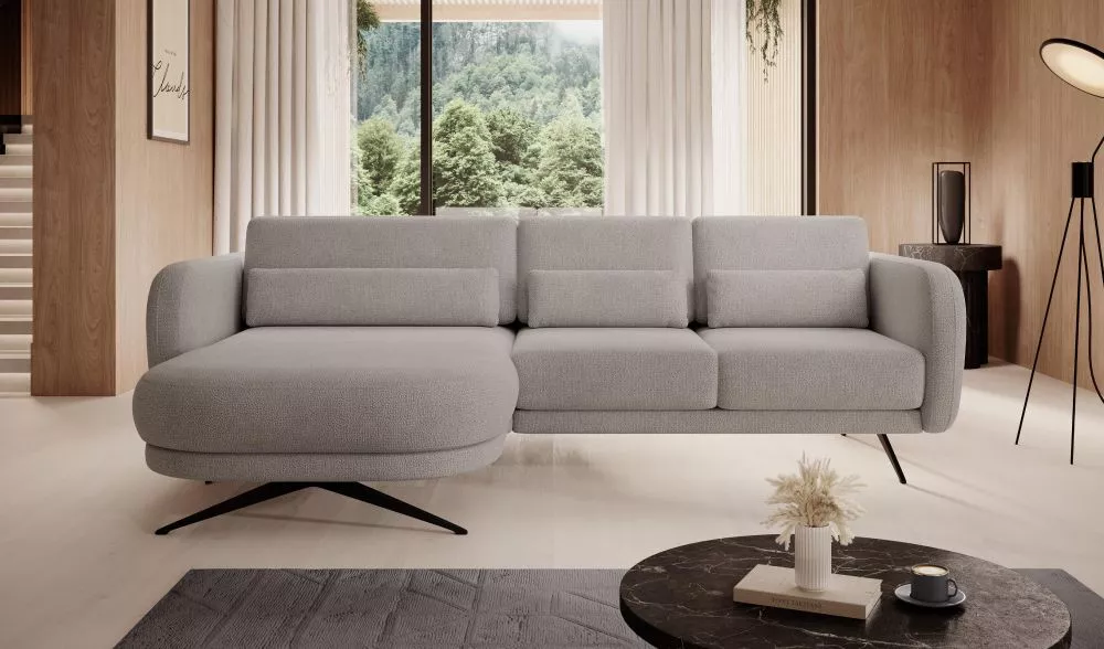 Dīvāns Ilusio Mini Standard · Bēši pelēks · 177 × 260 × 83 cm