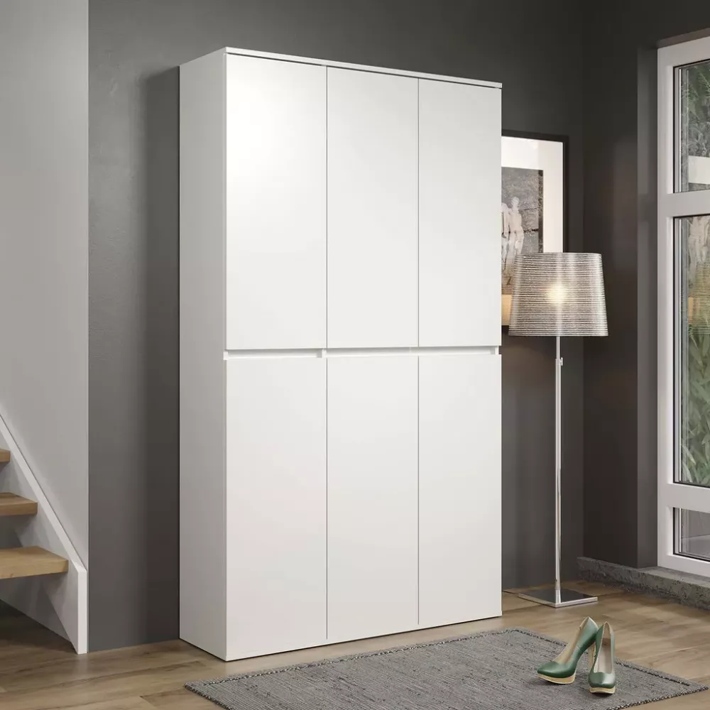 Skapis Nevada SZ · Balts · 111 × 34 × 191 cm