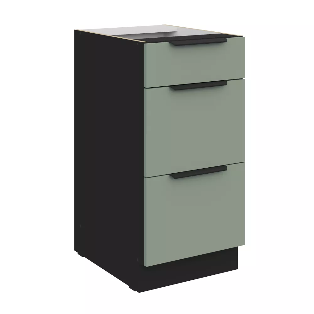 Virtuves skapis Aria Aquamarine 40 D 3S BB