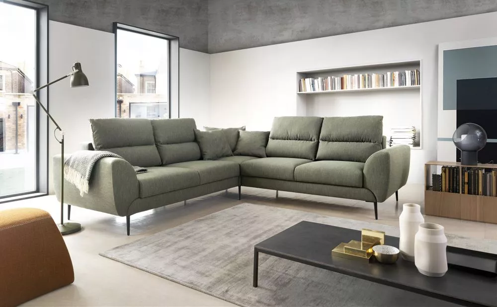 Dīvāns Quattro standard · Zaļš · 265 × 265 × 98 cm