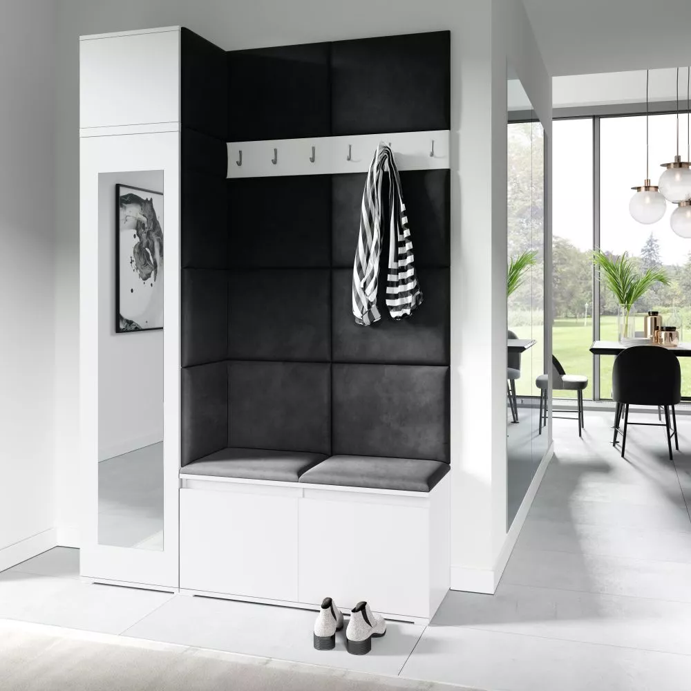 Apavu plaukts Emi 22 Trinity Korpusa krāsa: balts, · 145 × 225 × 40 cm