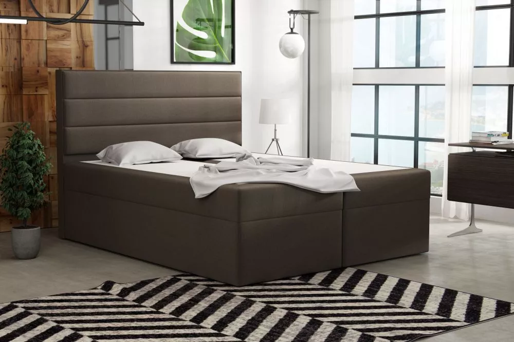 Gulta Ilmo Standard Guļamvietas platums: 80 cm, Guļamvietas garums: 200 cm, · Brūns · 82 × 210 × 120 cm