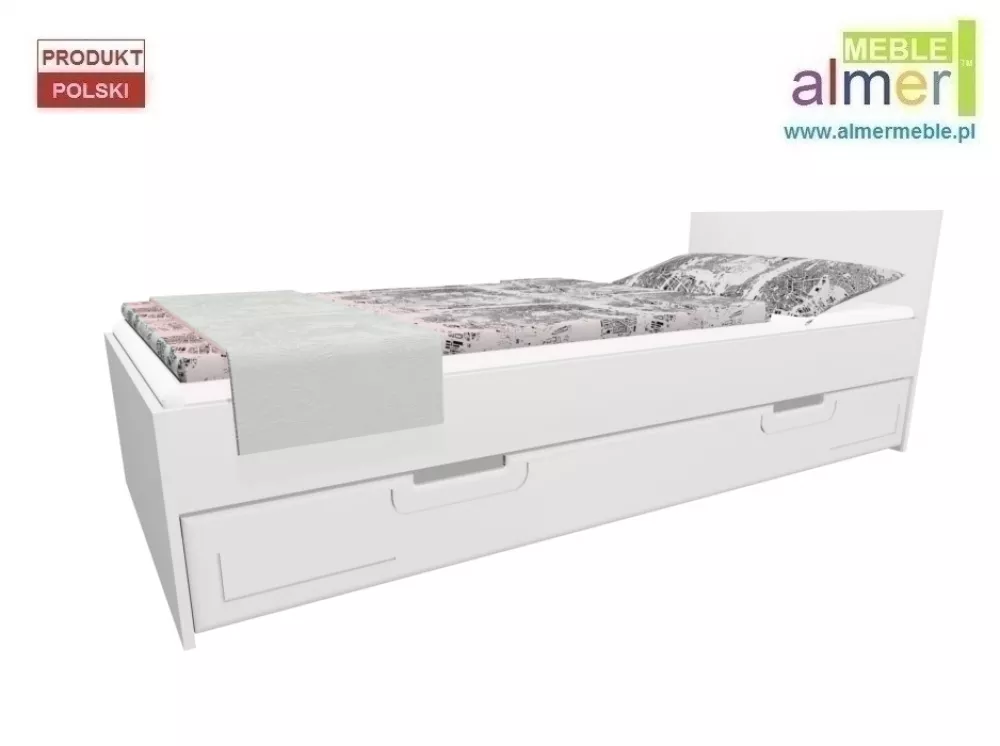 Bērnu gulta Boston C15 ar stelāžu Guļamvietas platums: 90 cm, Guļamvietas garums: 200 cm, · 94 × 204 × 70 cm