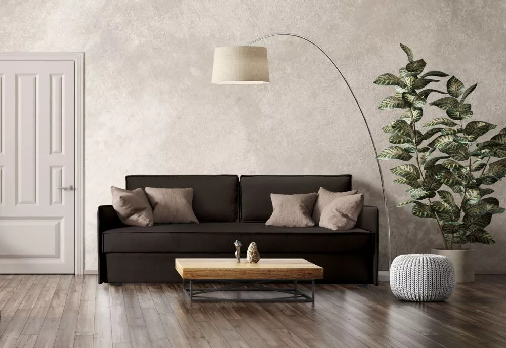 Dīvāns Cloud Sofa Standard · Tumši brūns · 91 × 206 × 75 cm