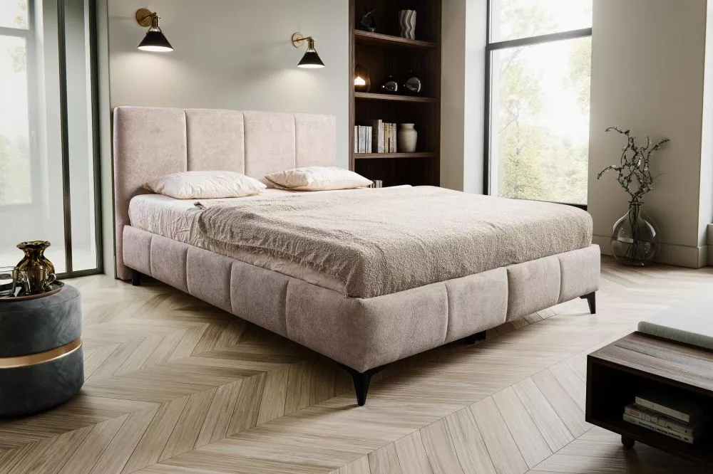 Gulta Athena Standard ar stelāžu Guļamvietas platums: 160 cm, Guļamvietas garums: 200 cm, · Bēšs · 171 × 216 × 104 cm