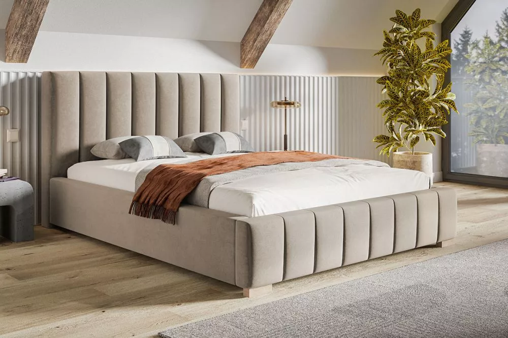 Gulta Bed 10 standard ar stelāžu Guļamvietas platums: 120 cm, Guļamvietas garums: 200 cm, stelāžas tips: koka, · Kapučin