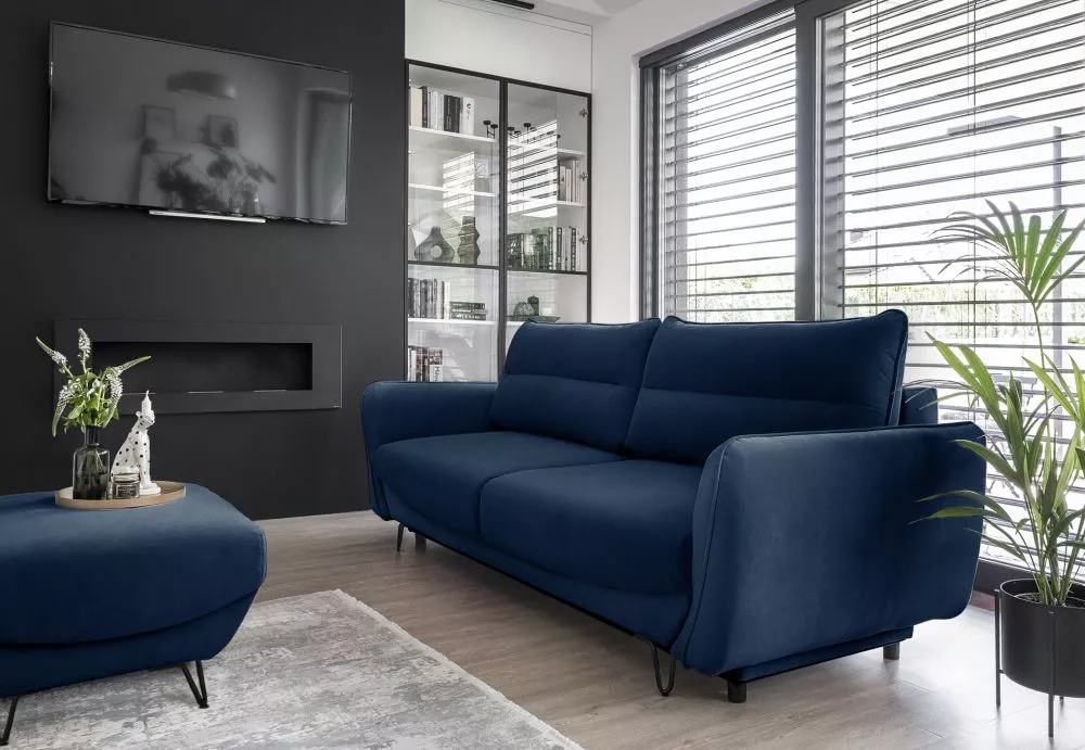 Dīvāns Silva Premium Standard · Zils · 95 × 236 × 90 cm