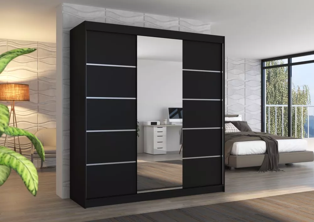 Skapis Bergen Mirror · 200 × 58 × 215 cm