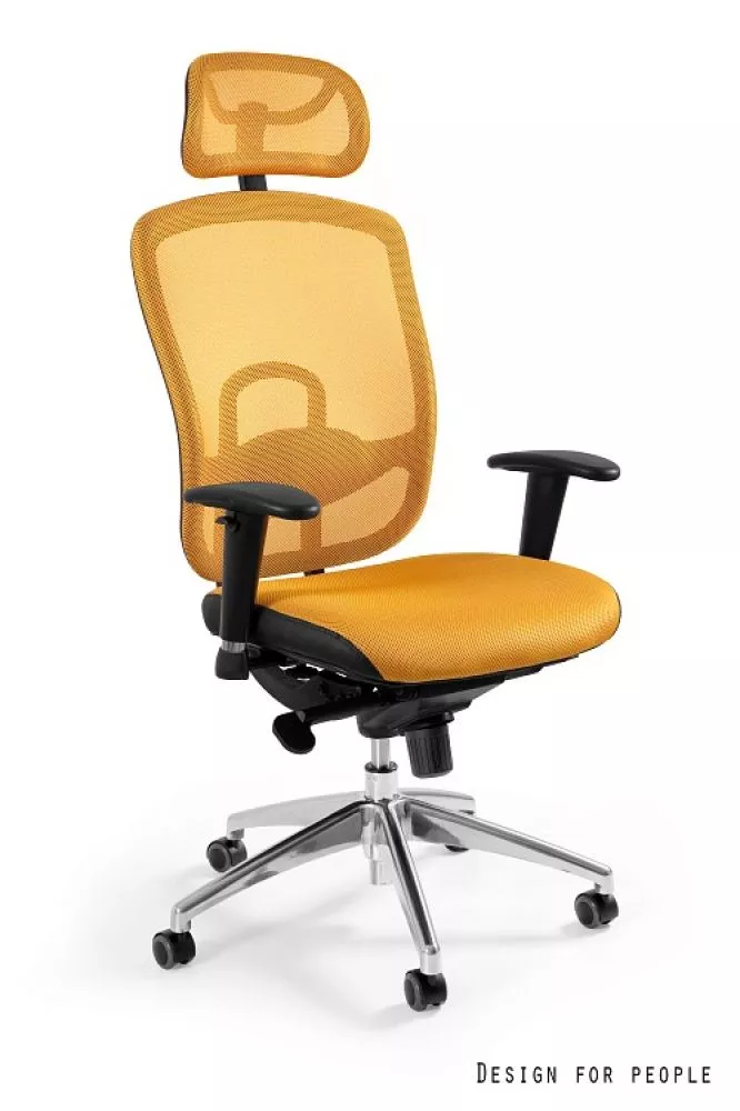 Datorkrēsls Vip Sēdvietas platums: 48 cm, · Dzeltens · 54 × 50 × 123 cm